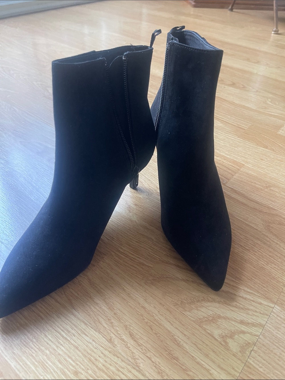 Ankle Boots - Black Suede